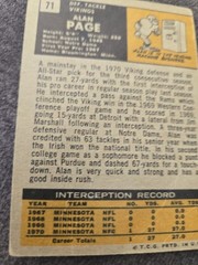 1971 Topps – Alan Page #71