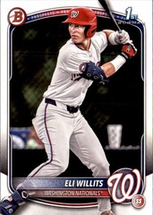 2025 Bowman Draft Paper Eli Willits 1st Bowman Nationals #BD-1 5 Card Lot