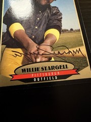 Willie Stargell 1996 Canadian Club Classic Auto #3 COA Pirates HOF