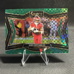 2024 Panini Select Field Level John Metchie III Green Prizm Texans /5 #452