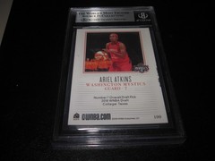 ARIEL ATKINS SIGNED AUTO 2018 RITTENHOUSE WNBA RC CARD #100 BECKETT SLAB BAS