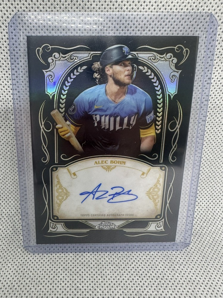 2026 Topps Chrome Alec Bohm Ink Strokes Auto #IS-AB