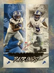 2025 topps signature class football Paramount Pairings Jahmyr Gibbs PP-8