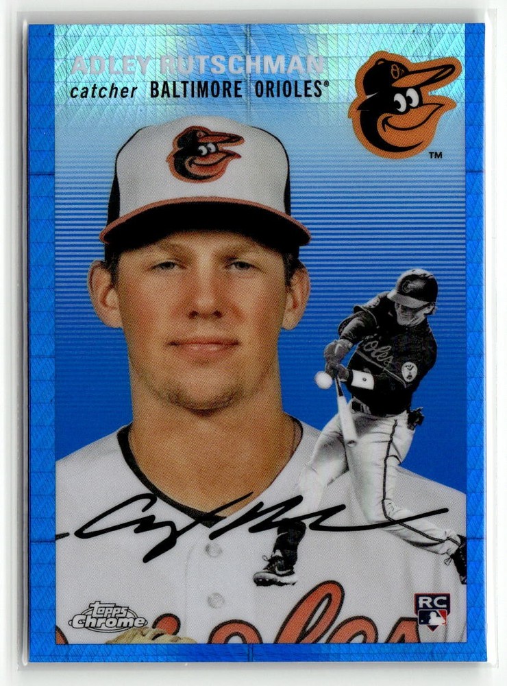 2023 Topps Chrome Platinum #400 RC ROOKIE Adley Rutschman Blue Prism Refractors