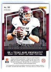 2015 Panini Prizm Collegiate Draft Picks #90 Ryan Tannehill Prizms Red Power