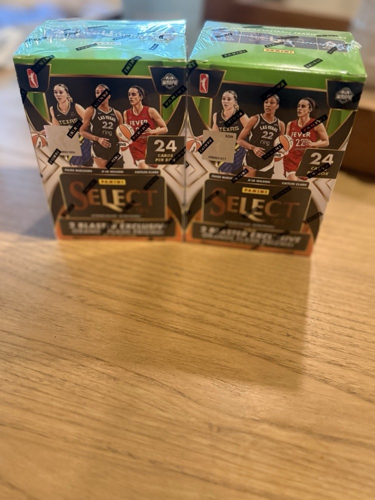 2025 Panini Select WNBA DSG EXCLUSIVE BLASTER 2 BOX LOT ORANGE FLASH COLOR WHEEL