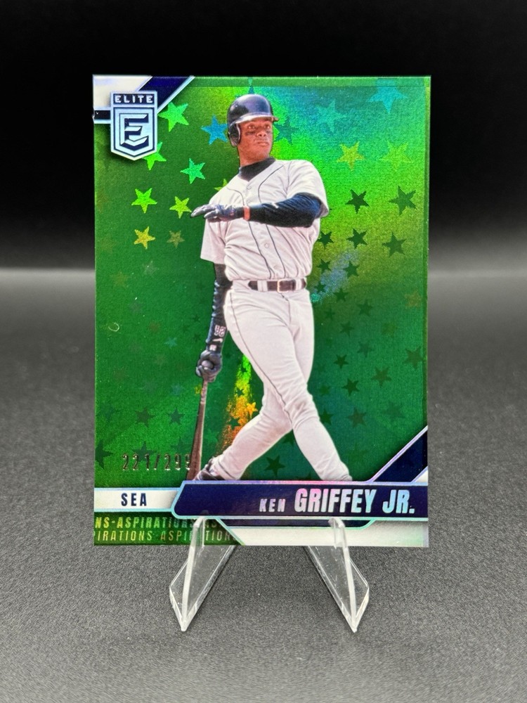 Panini 2026 Donruss Elite Ken Griffey Jr Mariners Green Aspirations /299