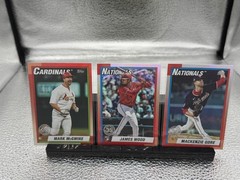 18 Card Lot Nick Kurtz, James Woods, Juan Soto, Mark Mcgwire, Ken Griffey