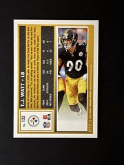 T.J. Watt 2025 Panini Donruss Press Proof Gold 05/50 Pittsburgh Steelers #132