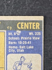 1971-72 Topps Card Zelmo Beaty #165 (RC), Utah Stars, ABA – READ