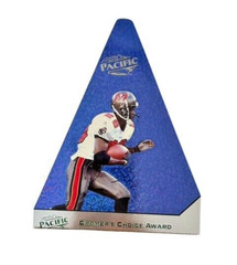 1998 Crown Royale Cramers Choice Award Warrick Dunn 32/35 Blue Jumbo Card