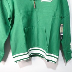 North Stars 1/4 Zip Pullover Mens Medium &rsquo;47 Brand Green Fleece Sweatshirt New