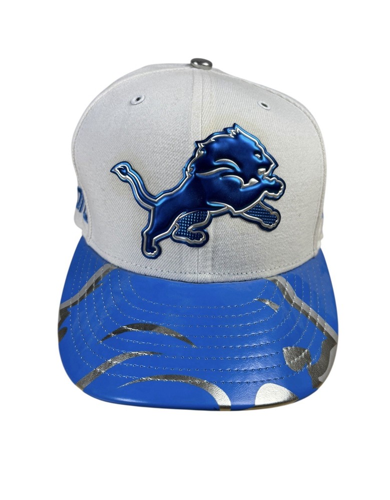Detroit LIONS NFL Draft 9Fifty New Era Cap Size 7 1/4 Blue/Silver/White
