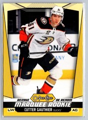 2024-25 O-Pee-Chee – Marquee Rookies Cutter Gauthier #546 RC Yellow Border