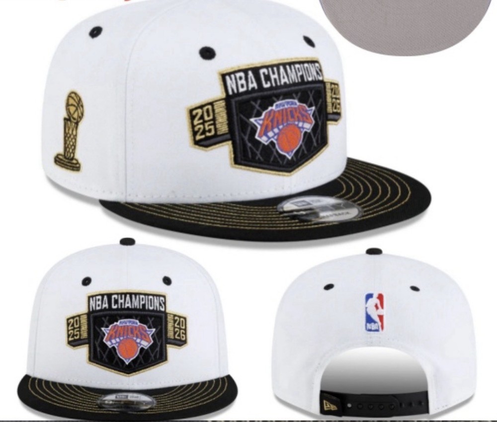 New York Knicks New Era 2026 NBA Finals Champions Locker Room 9FIFTY SnapBack