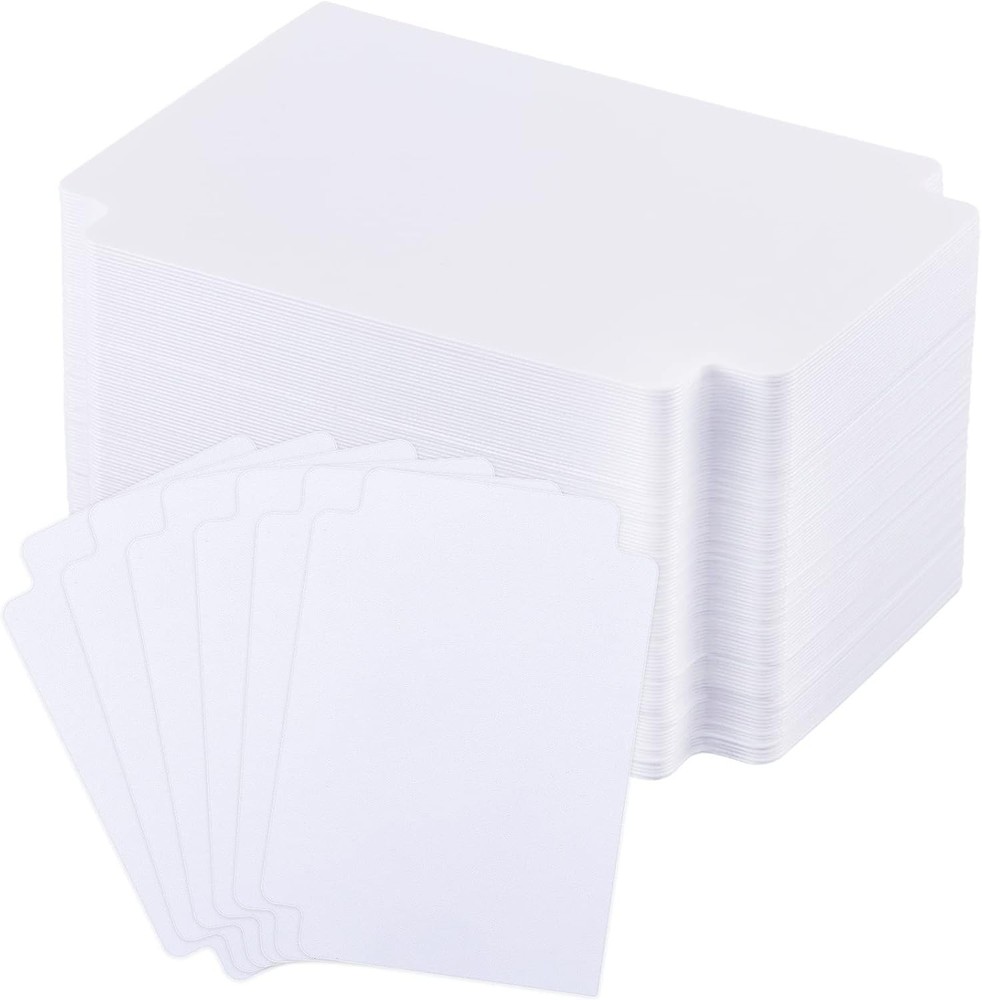 100 Pcs Tall Trading Card Dividers Trading Card Page Dividers for Games Sports