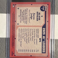 Topps 2026 Series 2 1991 All-Star Baseball Insert Aaron Judge #91AS-1 Yankees