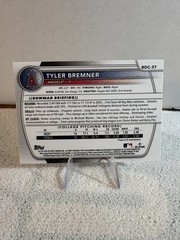 2025 Bowman Draft Tyler Bremner 1st Chrome Green Grass Refractor /99 – Angels