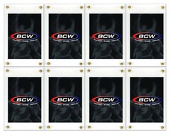 10 BCW 4 Screw Recessed Sport Trading Card Holder Screwdown Display Protector