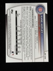 2025 Bowman Draft #BP-200 KANE KEPLEY 1st Gold PAPER Parallel 22/50 Chicago Cubs