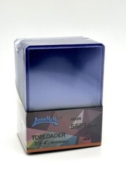 100pcs Lenayuyu 3&Prime; x 4&Prime; Clear Thick Toploaders 55PT Card Holders Standard Size