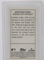 2025 Topps T205 #NNO Jonathan India Blank Back