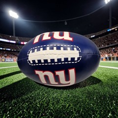 Rawlings Sportings Goods New York Giants 12&Prime; X 6&Prime; Softees Football 2017