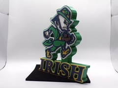 Leprechaun Fan Cave Sign, Fighting Irish Decor, 3D Inspired Fan Art