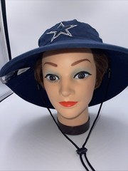 DALLAS COWBOYS NEW ERA NFL TEAM BUCKET HAT XL NAVY NWT
