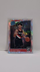 2018-19 Panini Donruss Optic Anfernee Simons Rated Rookie Shock Prizm #186 (RC)