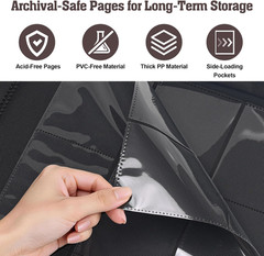 Top Loader Binder, 9-Pocket Trading Card Album, Holds 360 Top Loaders | Fits 3 X