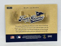 2004 Playoff Absolute Memorabilia Fans of the Game Dan Jansen #254FG-4 Olympian