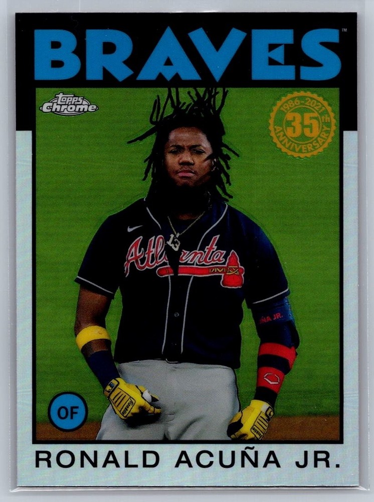 2021 Topps Chrome 86 Topps #86BC-3 Ronald Acuna Jr Atlanta Braves
