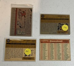 1958-1961 Topps Vintage Baseball 11 Card Lot Early Wynn Skowron High Numbers