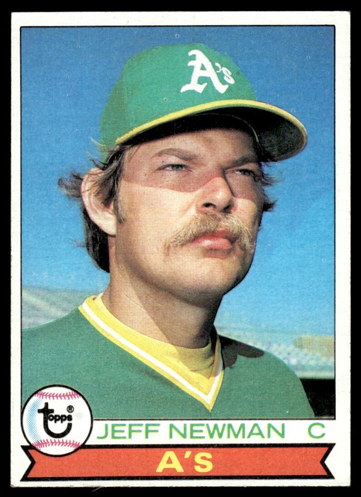 1979 Topps Jeff Newman Oakland Athletics #604