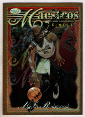 Mitch Richmond 1996-97 Topps Finest Refractor #91 with Jordan