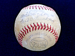 1949-51 FORD FRICK Official National League Game Spalding Baseball