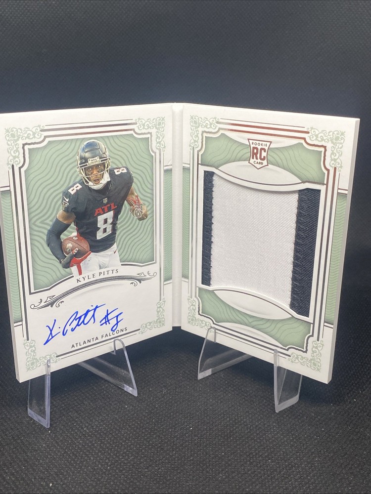 2021 Panini National Treasures – Rookie Material Signatures RPA Kyle Pitts /99
