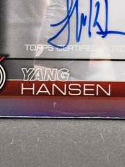 2025-26 Topps Chrome Yang Hansen Rookie REFRACTOR AUTO Autograph #TCAR-YH