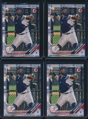 Lot of (4) ANTHONY SEIGLER 2019 Bowman Paper Prospects NY YANKEES Rookie Card RC
