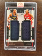 2025 Panini One and One WNBA #KM-AB Kelsey Mitchell Aliyah Boston Dual Patch /49