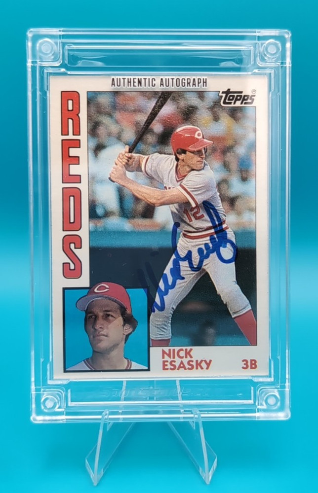 Nick Esasky Auto 1984 Topps Reds – Sportscards.com Sealed Signatures – Autograph