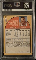 1990 NBA Hoops #205 Mark Jackson w/ The Menendez Brothers PSA 10 GEM MINT