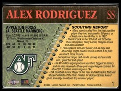 1994 Action Packed Minors #1 Alex Rodriguez