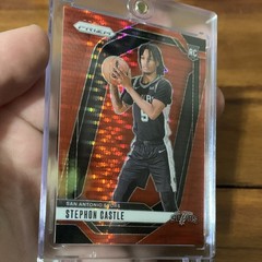 Panini 2024-25 Prizm Stephon Castle Red Pulsar Rookie #234. 55/75