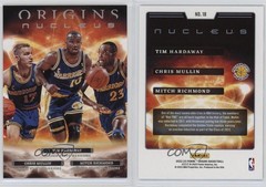 2022-23 Panini Origins Nucleus Chris Mullin Tim Hardaway Mitch Richmond HOF 1su7