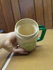 University of Notre Dame ND Fighting Irish 1842 Whirley Plastic Cup Mug w/Lid