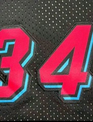 CUSTOM UNSIGNED Miami Vice City Edition Jersey Black Mens XL #34 Stitched