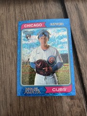 2023 Topps Heritage High Number – Miguel Amaya #594 Chrome Blue Sparkle…