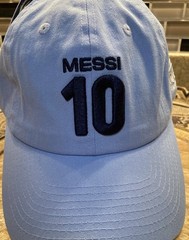 Lionel Messi #10 Argentina AFA Adjustable Hat Sky Blue Soccer Cap NWT